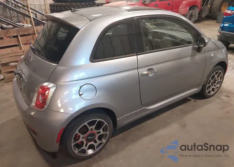 2015 Fiat 500 Sport z USA, uszkodzony, nr VIN 3C3CFFBR0FT550731